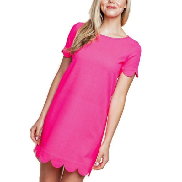 mittoshop Dresses & Skirts - NWT!  Mittoshop Savannah Scallop Hem Shift Dress